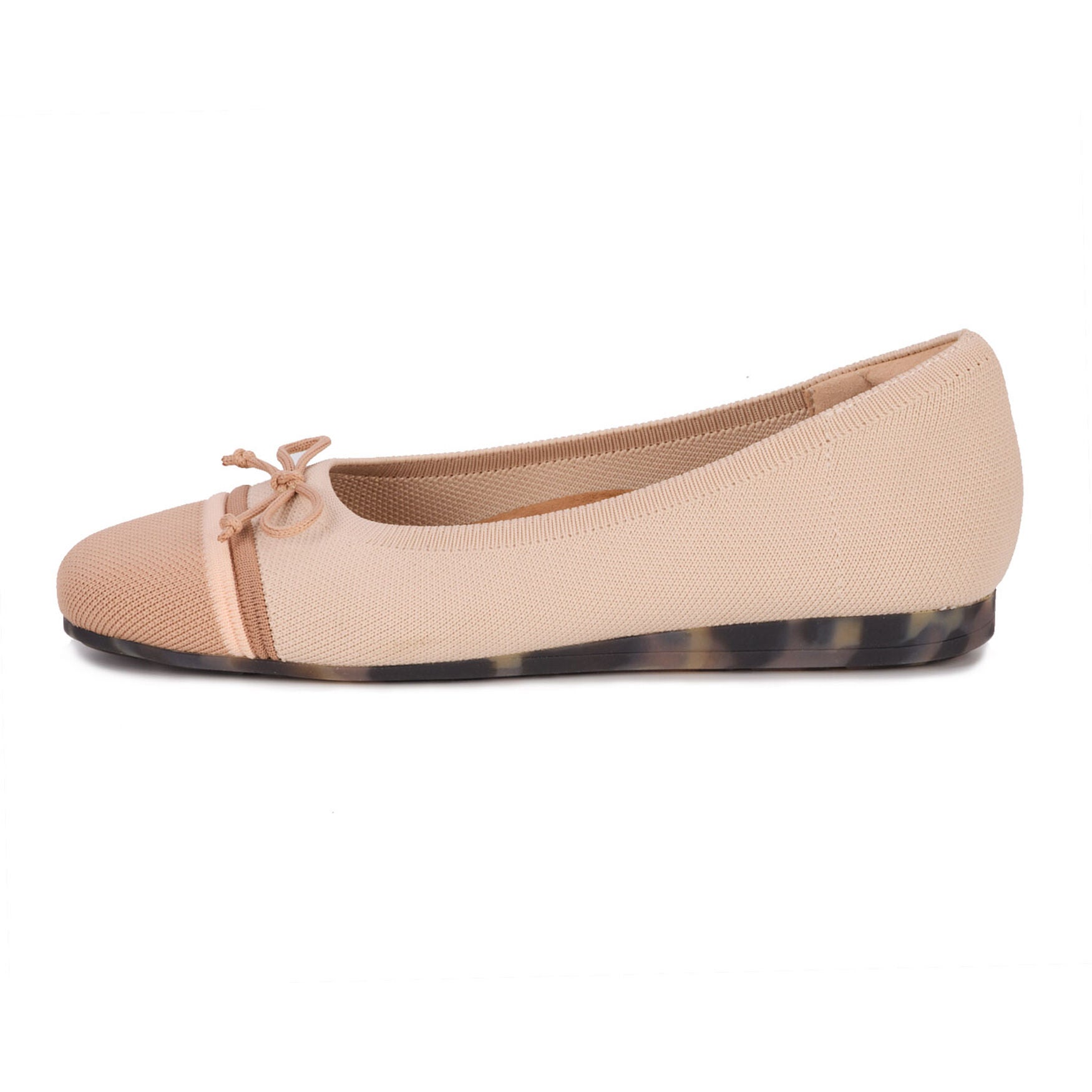 Noelle Knit Flat, BEIGE MULTI KNIT, alternate image number 3