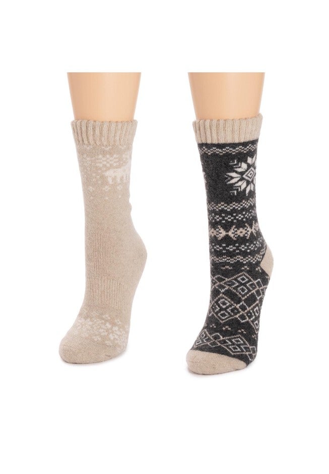 2 Pack Wool Socks, , alternate image number null