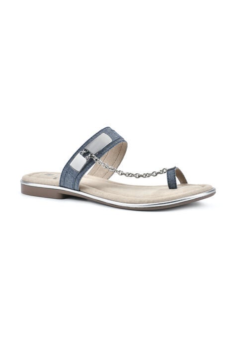 Zoria Sandal, DENIM FABRIC, hi-res image number null