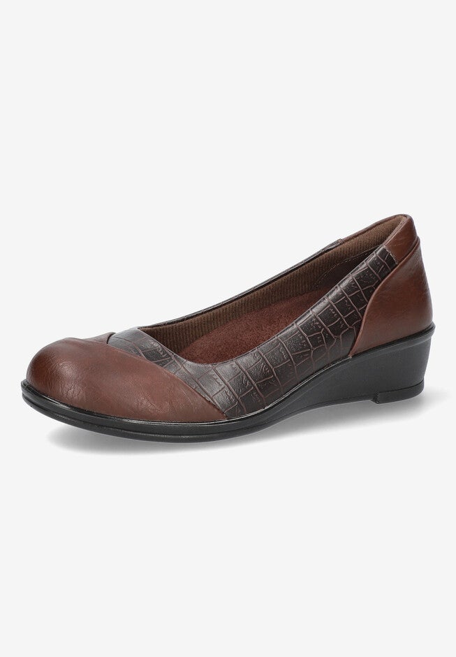 Bernice Casual Flat, TAN BROWN CROCO, hi-res image number null