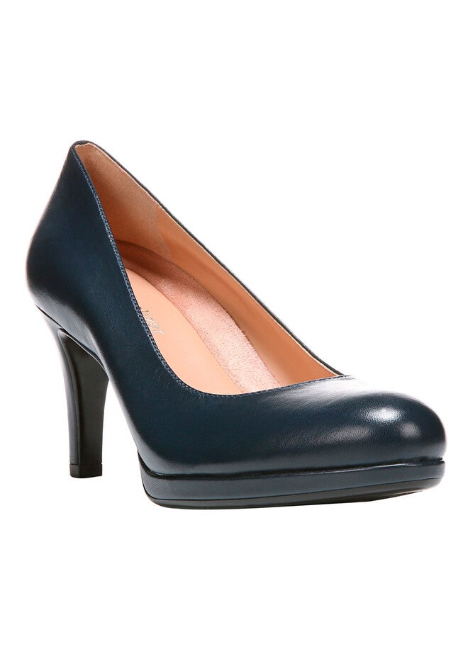 Michelle Pump by Naturalizer®, NAVY LEATHER, hi-res image number 0