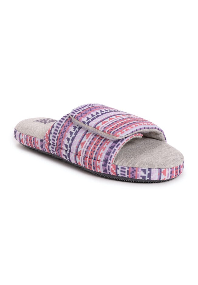 Ansley Jersey Slide Slippers, PINK PURPLE, hi-res image number 0