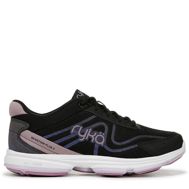 Devotion Plus 5 Walking Sneaker, BLACK, alternate image number 3