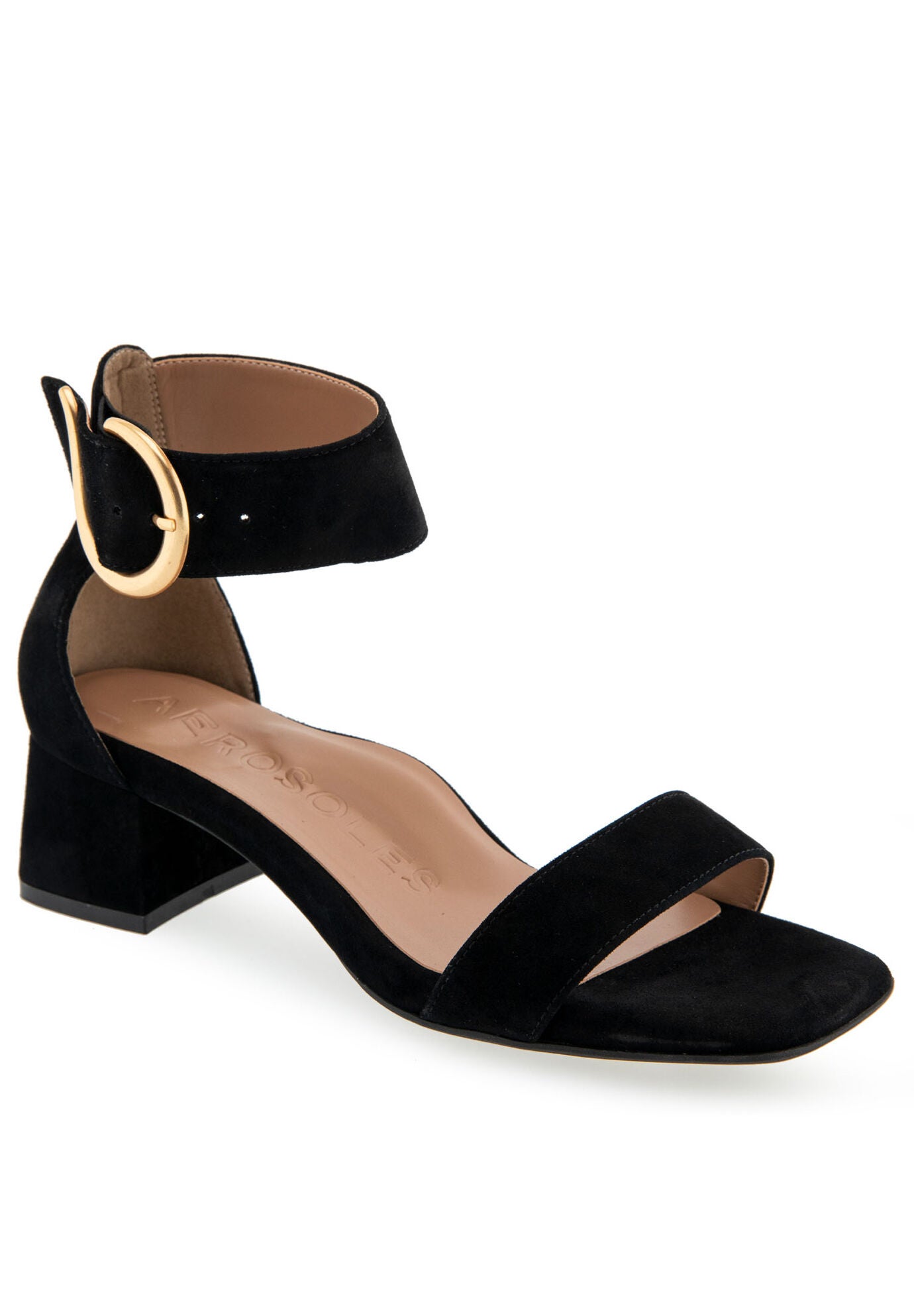 Eliza Dressy Sandal, BLACK SUEDE, hi-res image number 0