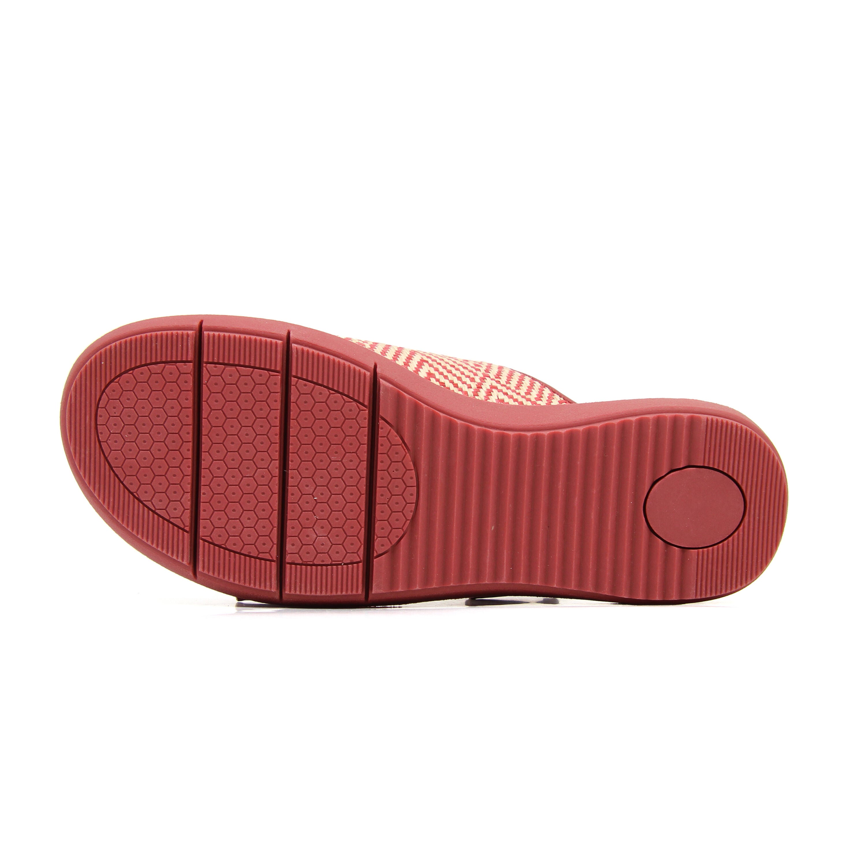 Kona Sandal, RED CREAM RAFFIA, alternate image number 5