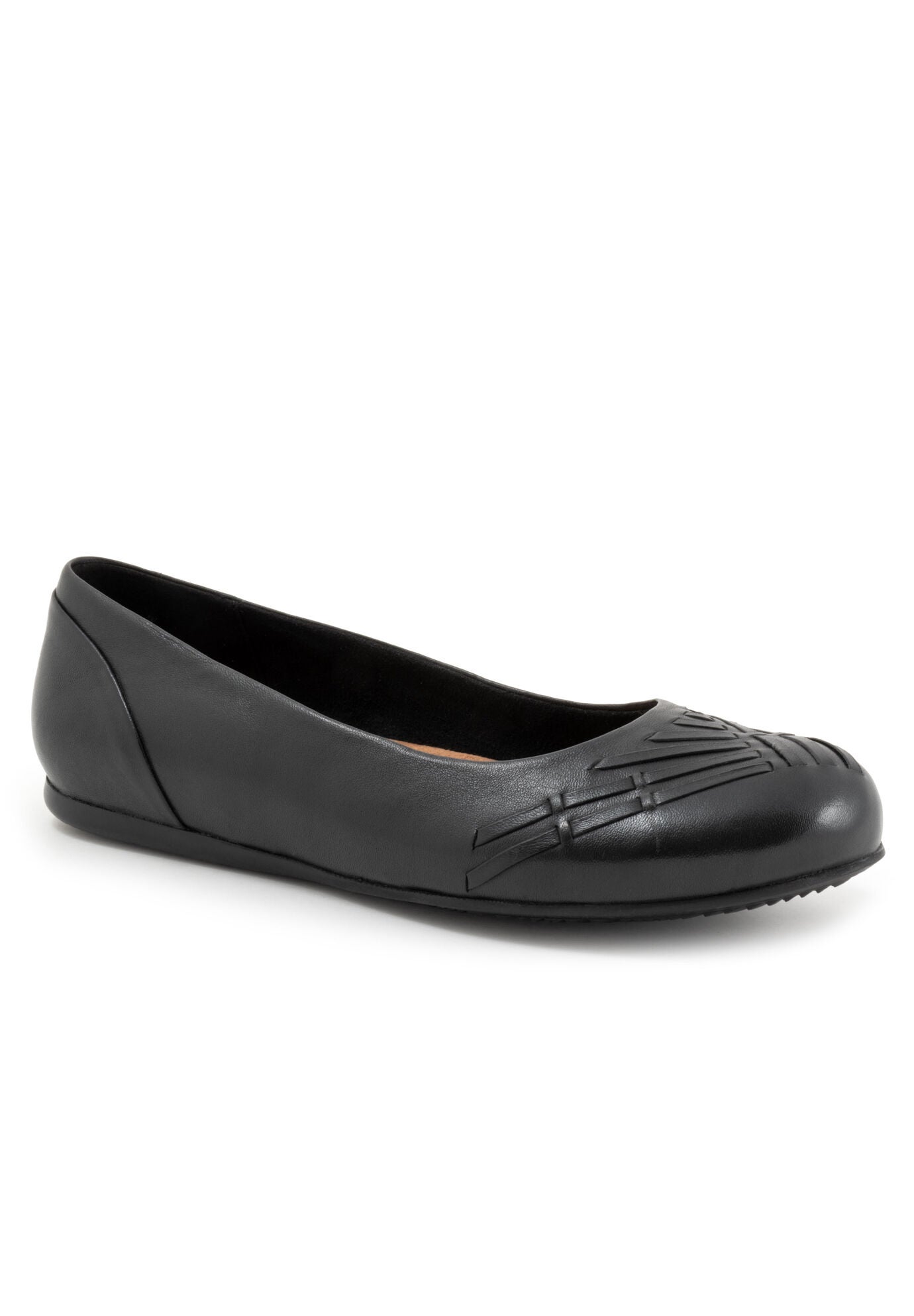 Sonoma Weave Ballerina Flat, BLACK, hi-res image number 0