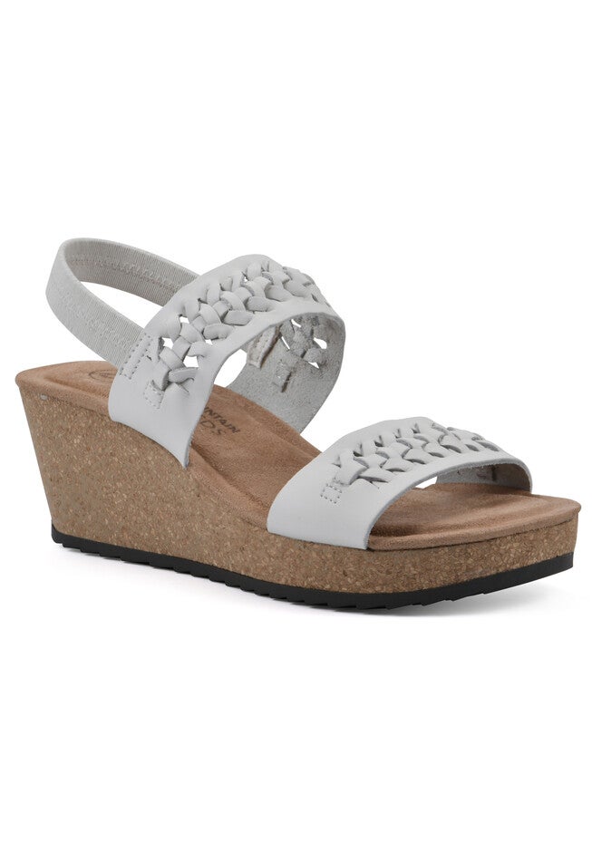 Pretreat Sandal, WHITE LEATHER, hi-res image number null