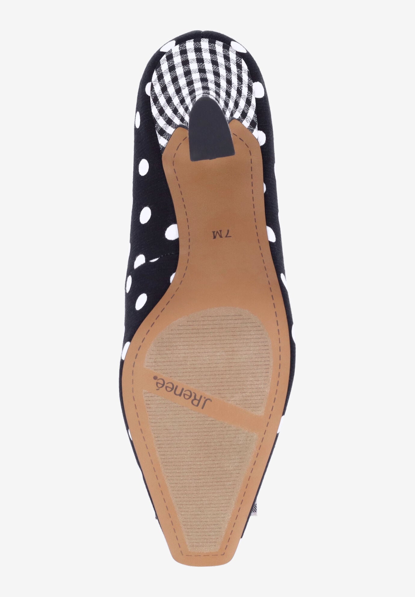 Karali Slip On Pump, BLACK WHITE, alternate image number 6