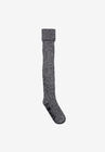 Microfiber Over The Knee Socks, EBONY IVORY, hi-res image number null