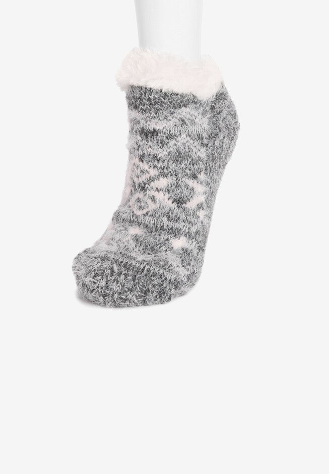 Feathered Shortie Cabin Sock, , on-hover image number null