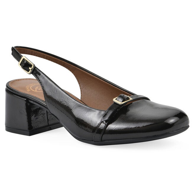 Later Slingback Block Heel, BRONZE PATENT, hi-res image number 0
