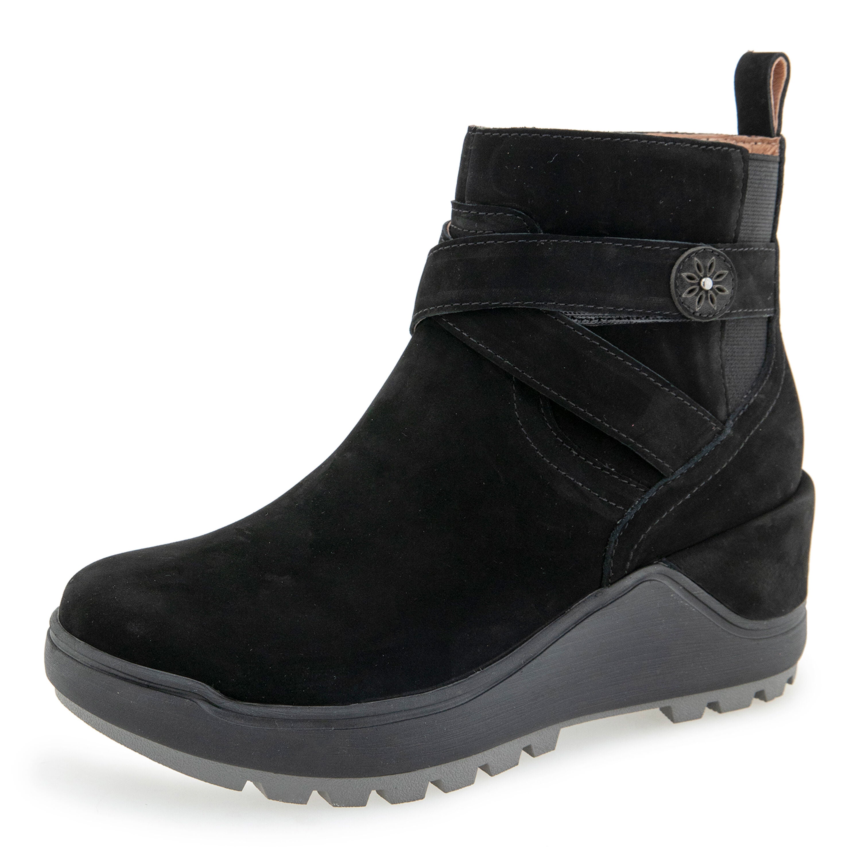 Pattie Water Resistant Casual Boot, BLACK, alternate image number 6