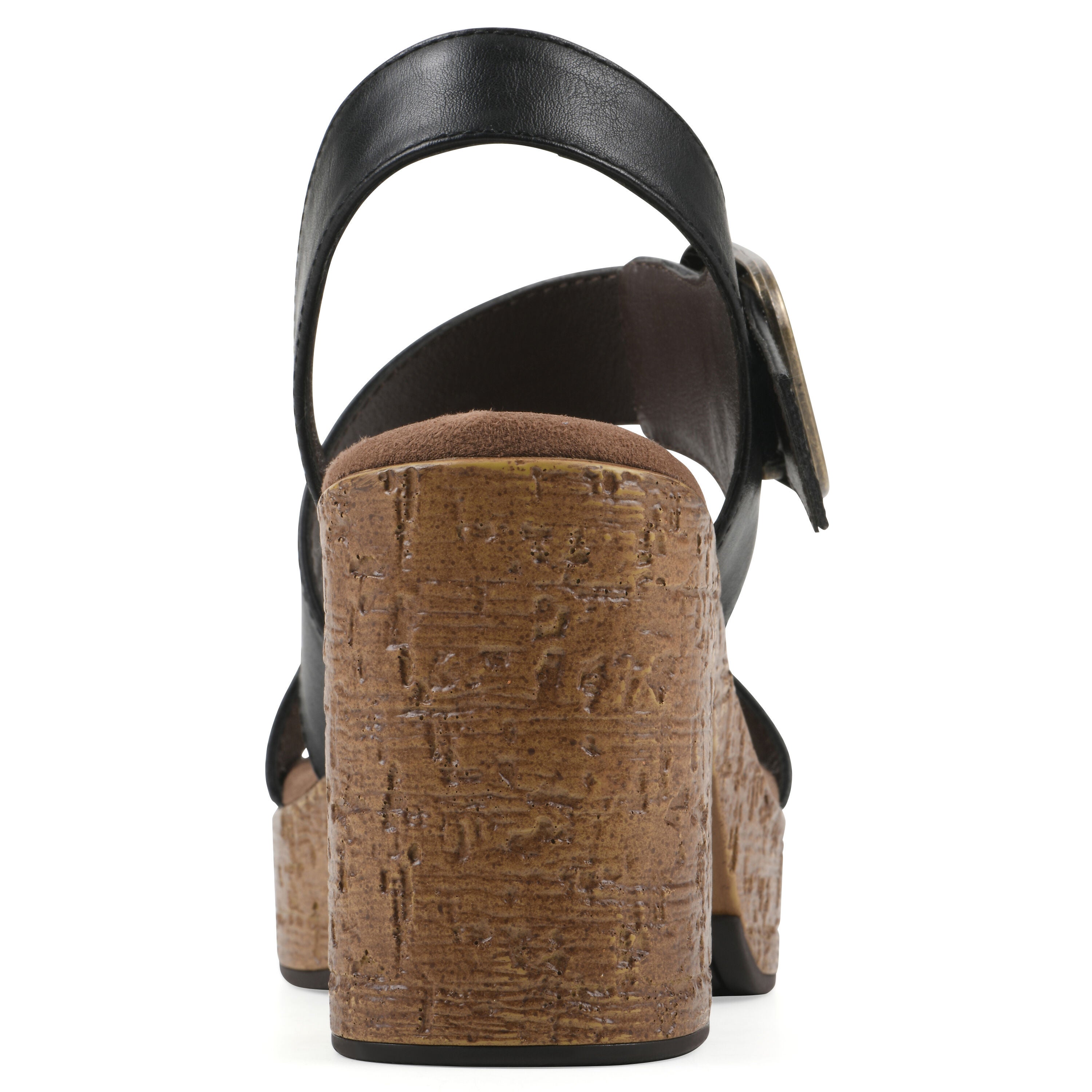 Barb Platform Sandal, BLACK SMOOTH, on-hover image number 1