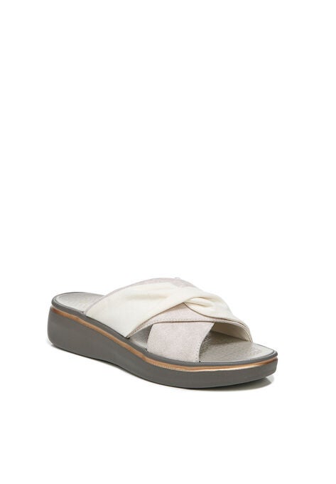Take A Bow Slide Sandal, EGGNOG, hi-res image number null