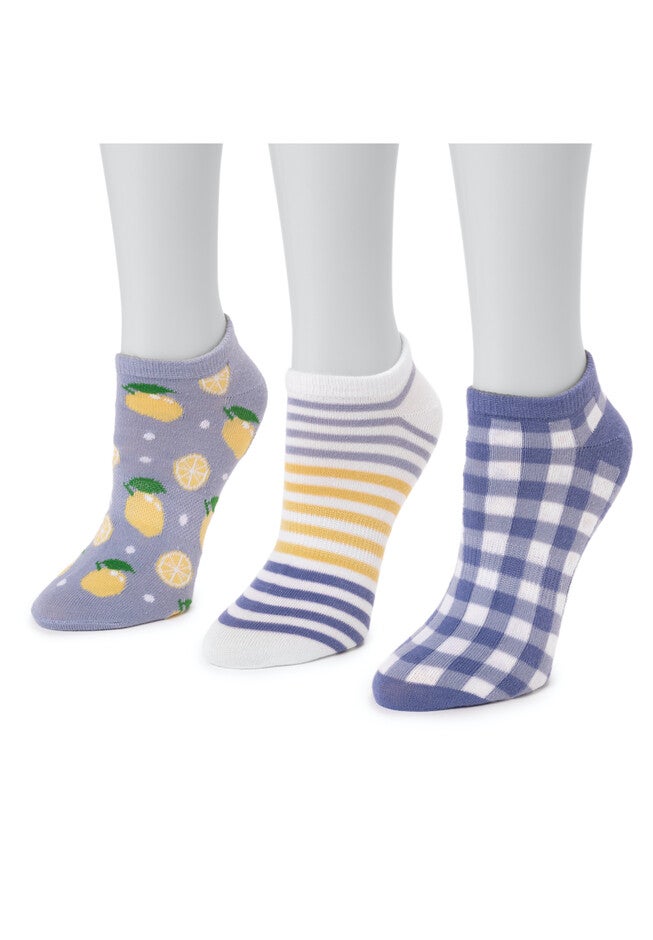 6 Pair Pack Ankle Socks, , on-hover image number null