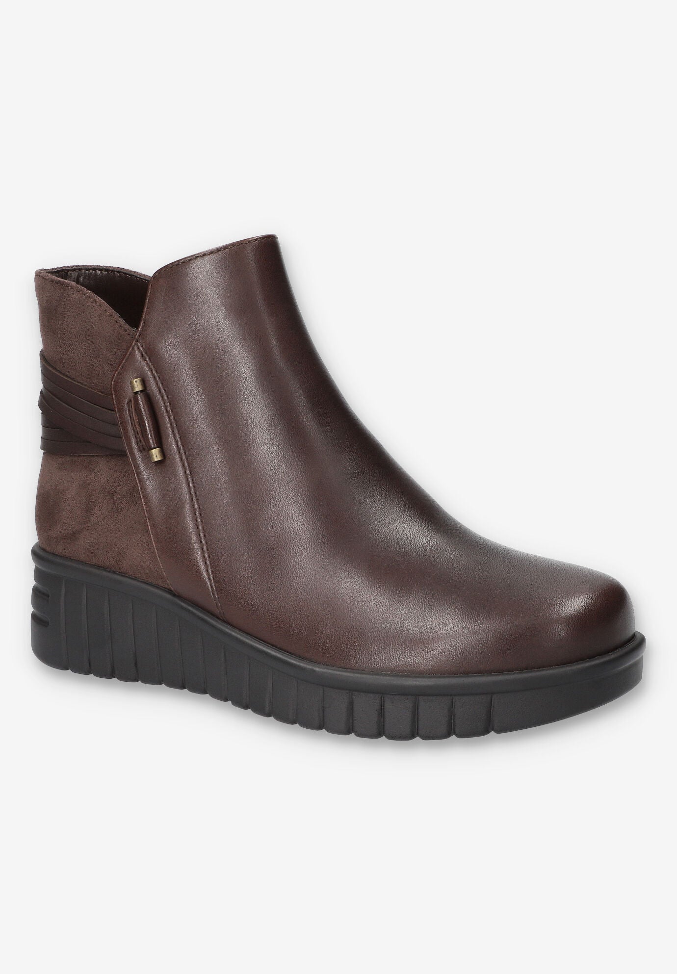 Sueann Ankle Boot, BROWN LEATHER, hi-res image number 0