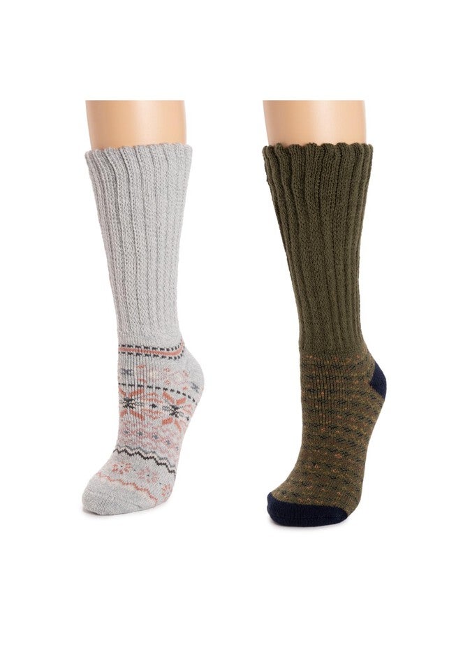 Slouch Heat Retainer (2 Pair Pack) Socks, , alternate image number 2