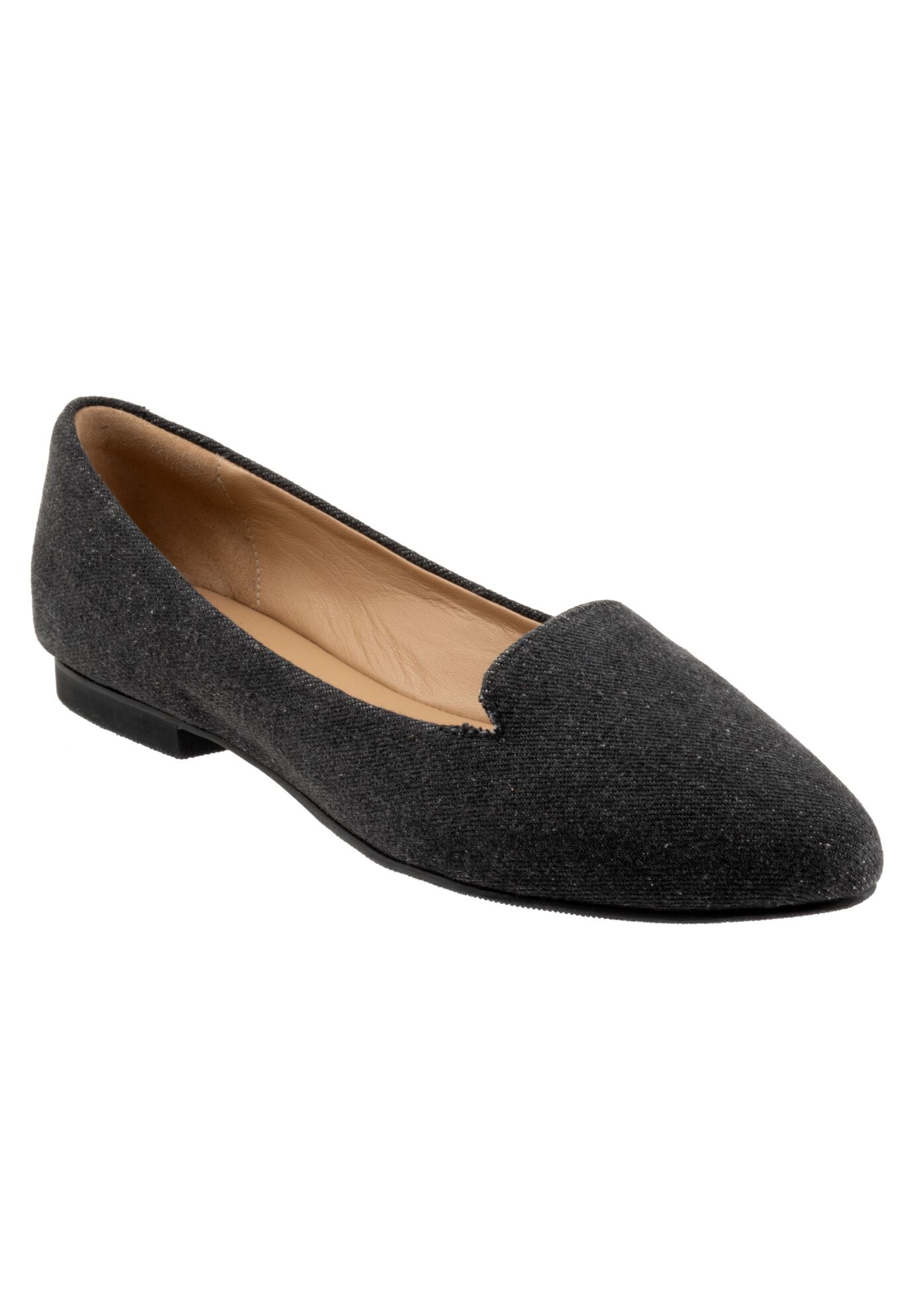 Harlowe Slip On Flat, BLACK TEXTILE, hi-res image number 0