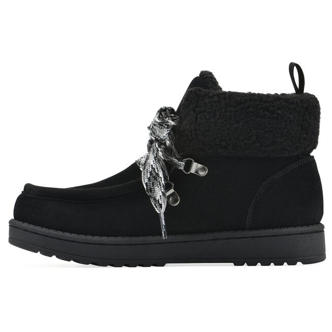 Icebox Faux Fur Leather Bootie, BLACK SUEDE, alternate image number null