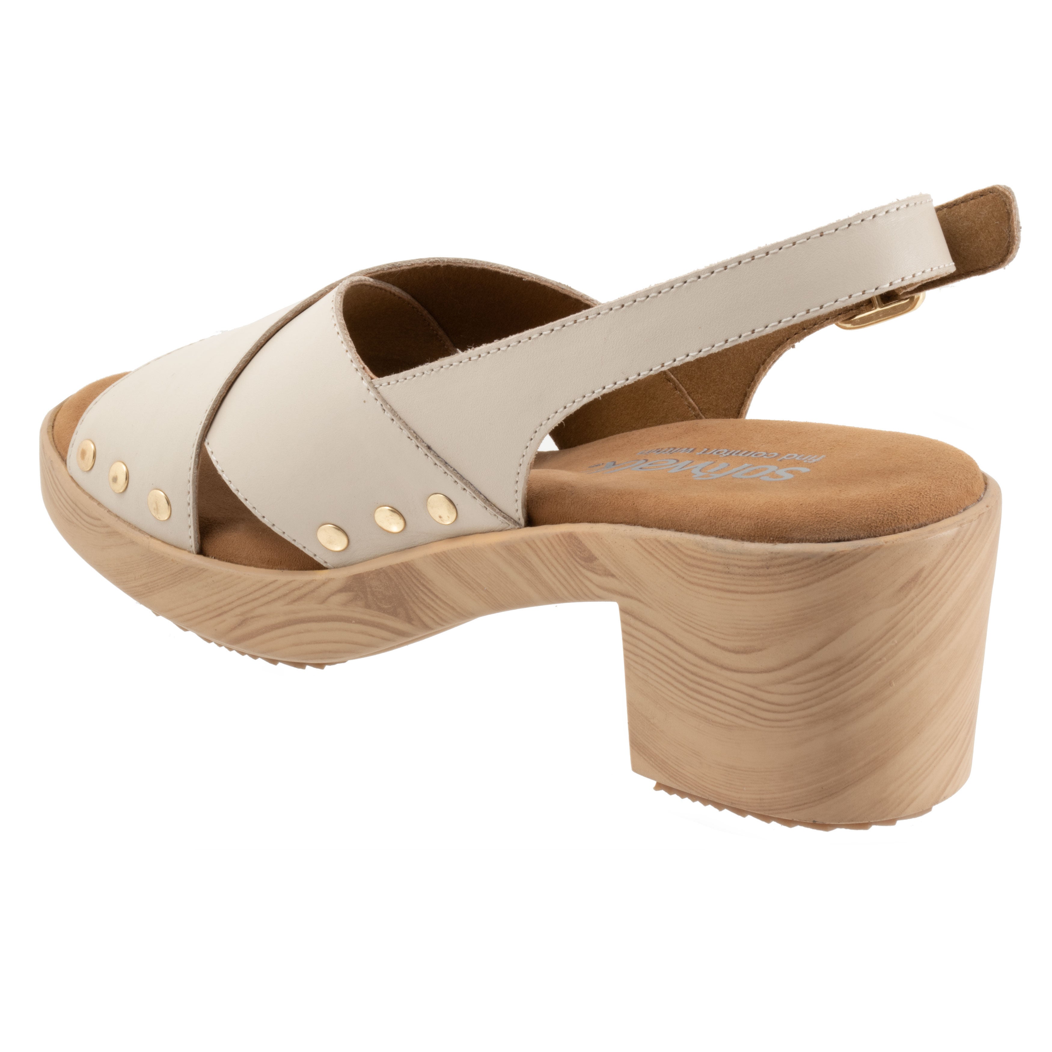 Florence Clog, IVORY, on-hover image number 1