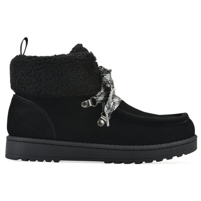 Icebox Faux Fur Leather Bootie, BLACK SUEDE, alternate image number null