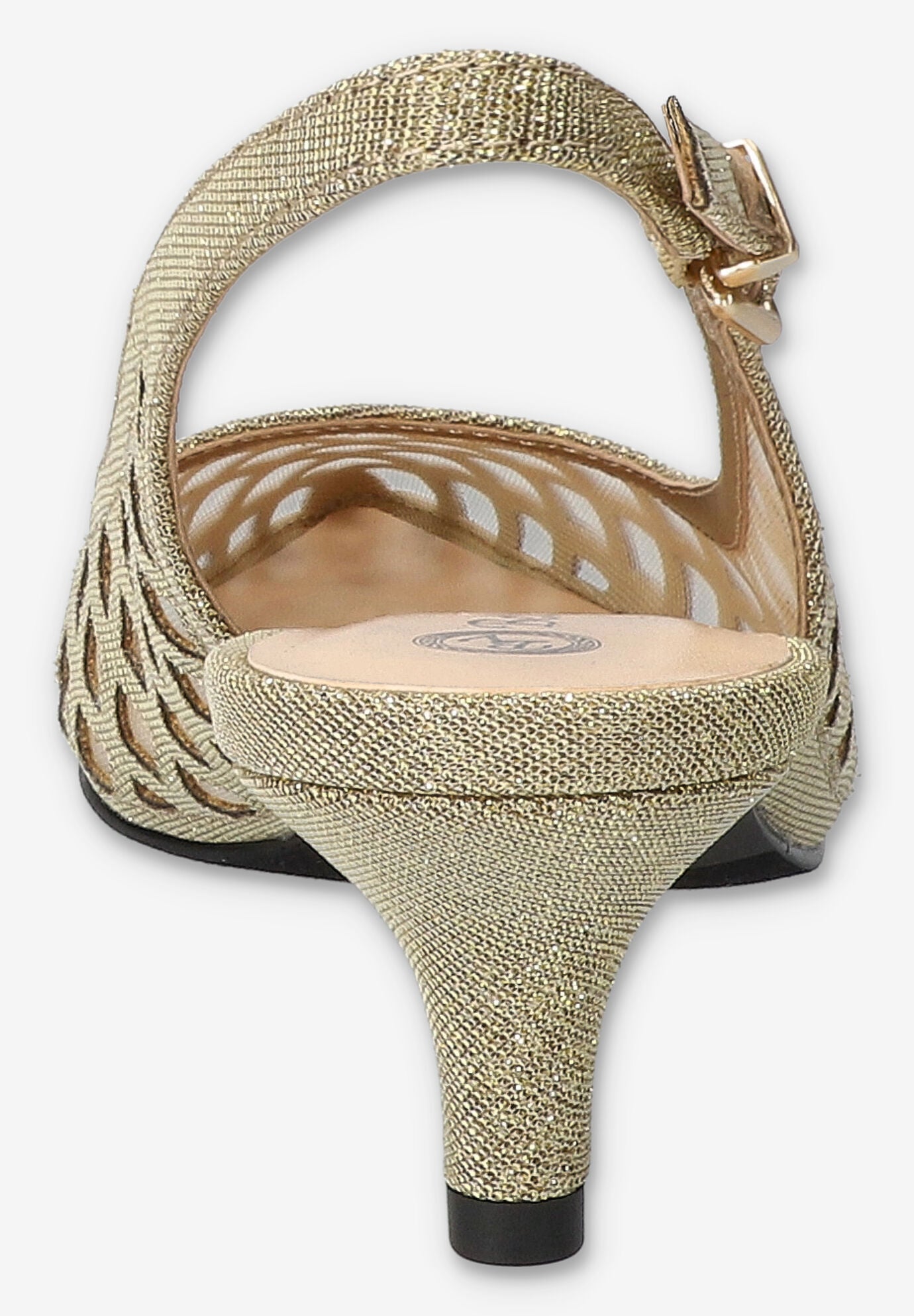 Noel Slingback Pump, GOLD GLITTER, on-hover image number 1