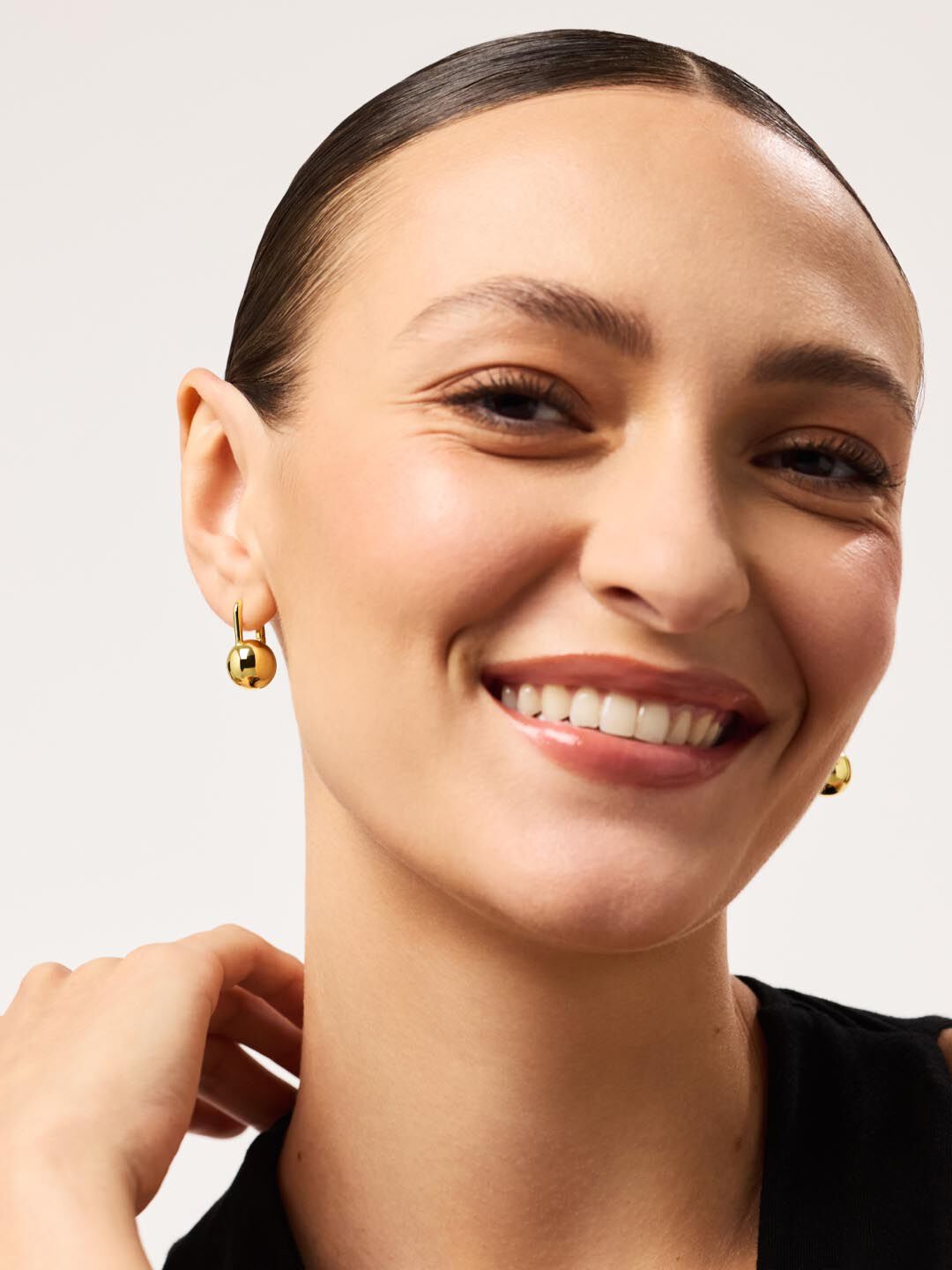 Statement Earrings - Perry, GOLD, alternate image number 5