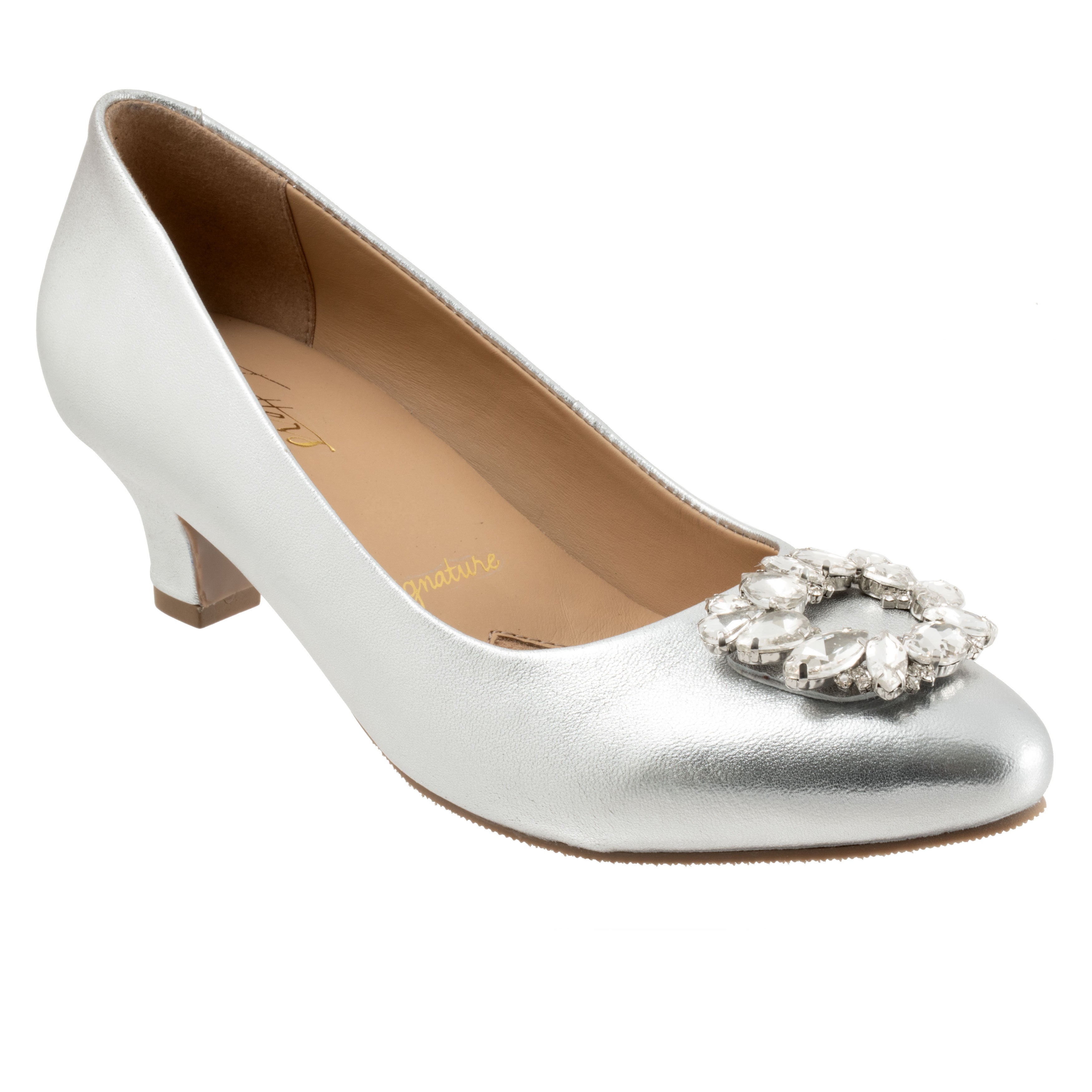 Kate Bridal Pump, SILVER, hi-res image number 0