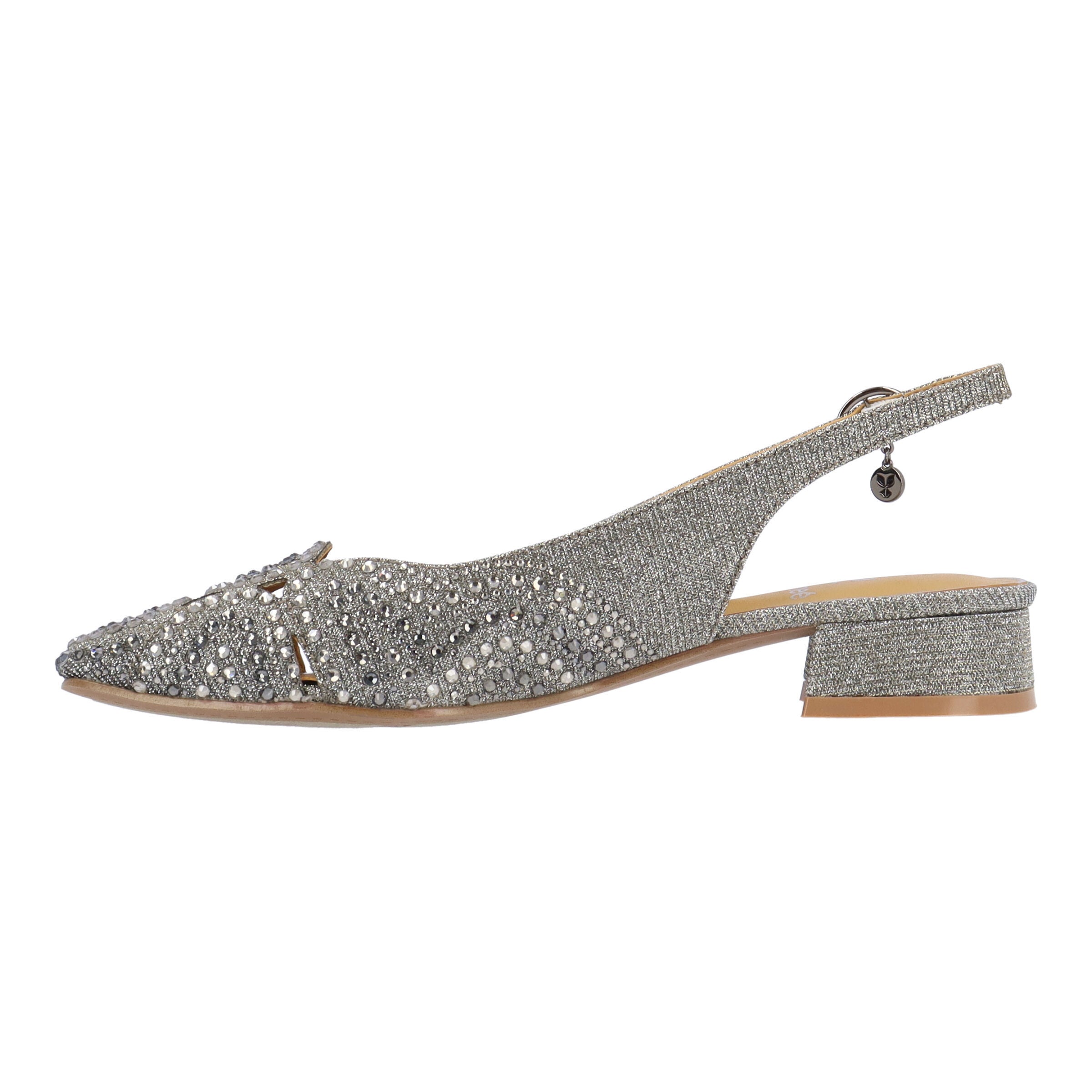 Nicolette Slingback Pump, PEWTER, alternate image number 4