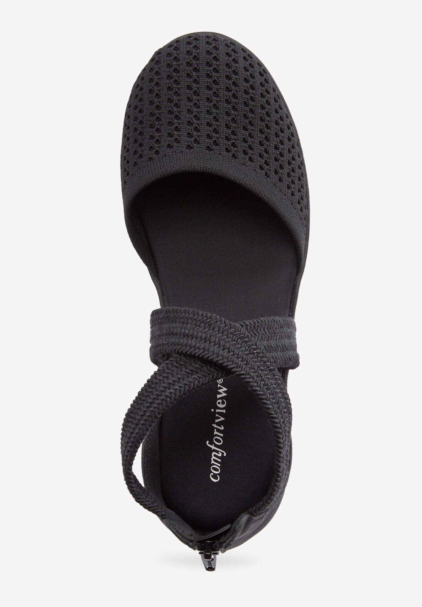 The Lyla Orthotic Closed Toe Sandal, BLACK, alternate image number 4