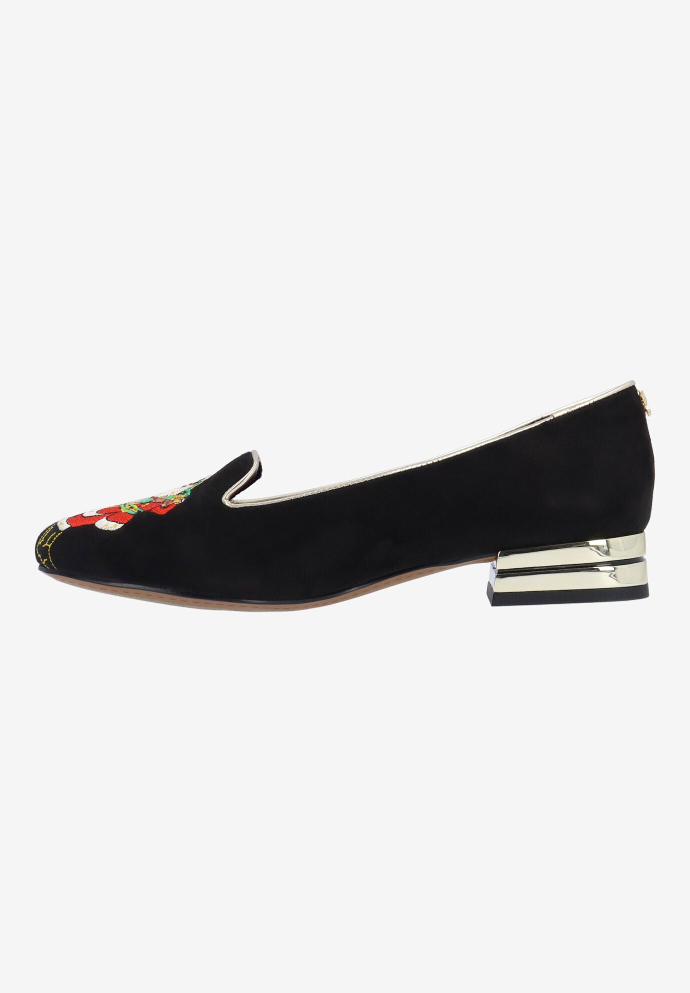 Perenoel Slip On Pump, BLACK, alternate image number 4