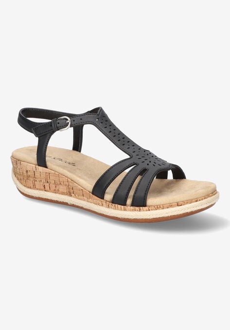 Dorinda Espadrille Wedge, BLACK, hi-res image number null