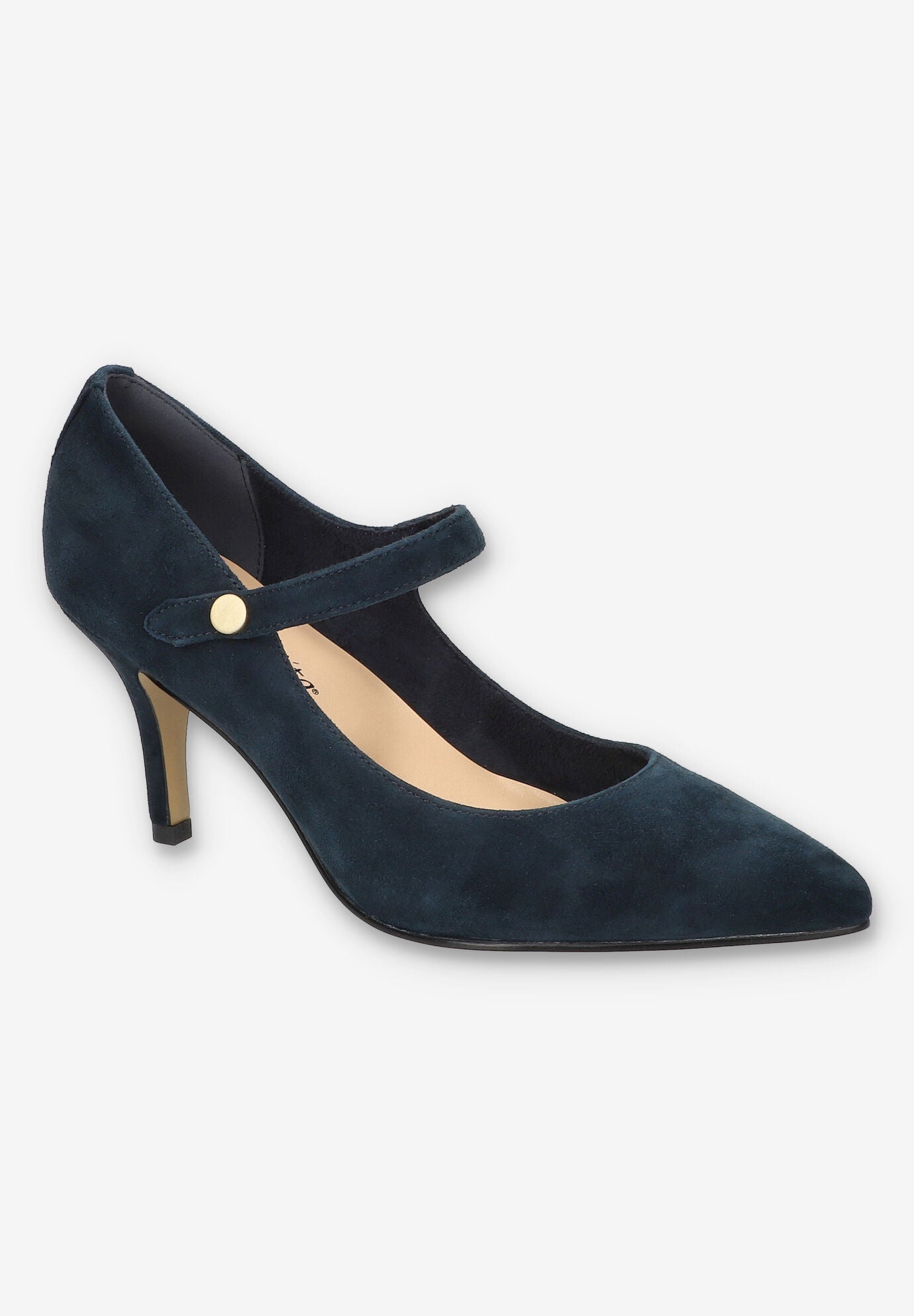 Lainey Mary Jane Pump, NAVY SUEDE LEATHER, hi-res image number 0