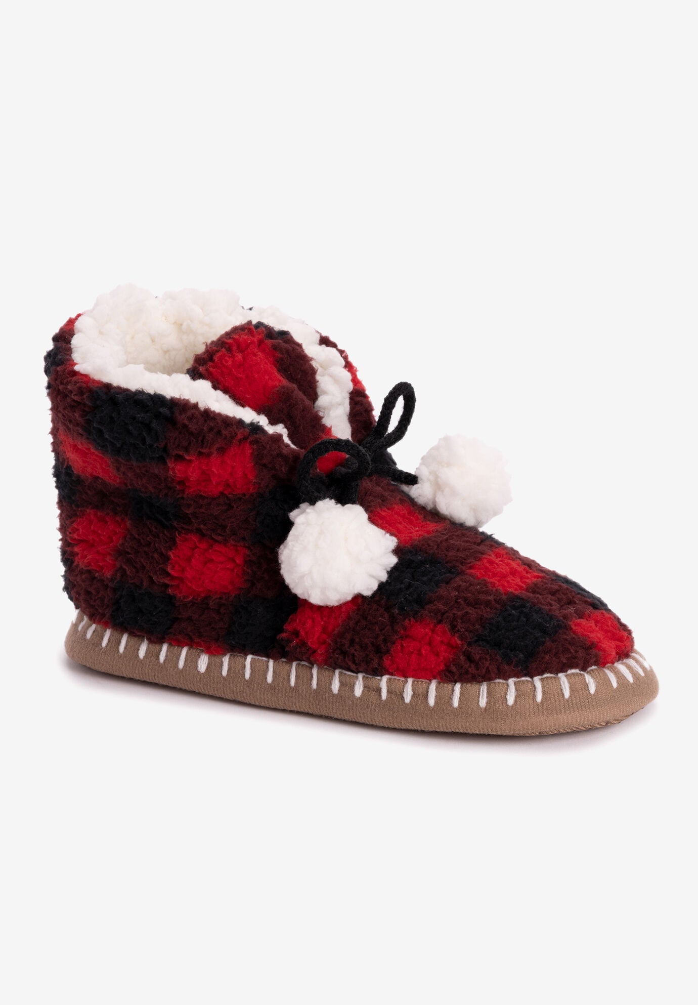 Cozy Bootie Slipper Bootie, BUFFALO CHECK, hi-res image number 0