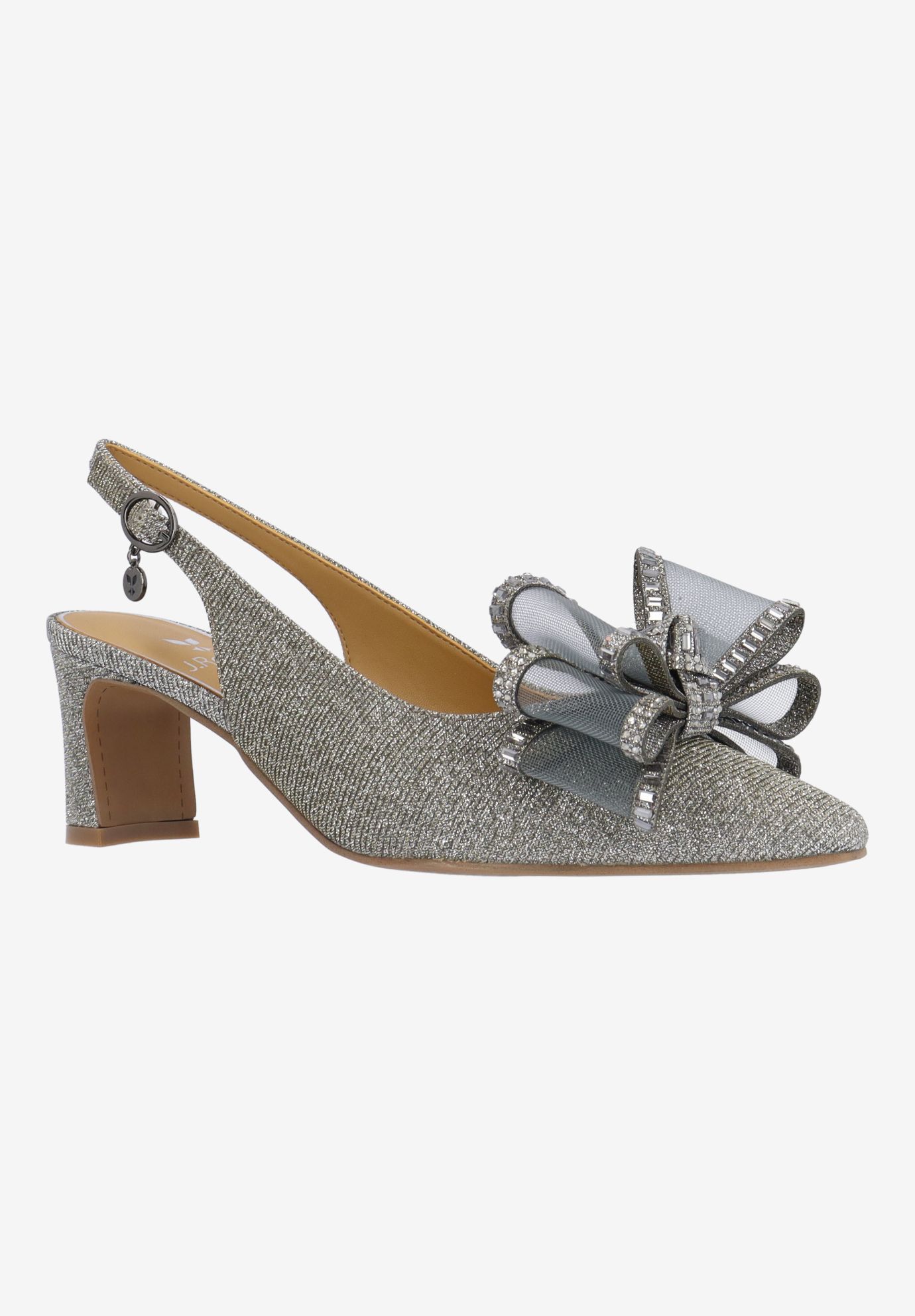 Kalindra Slingback Pump, PEWTER, hi-res image number 0