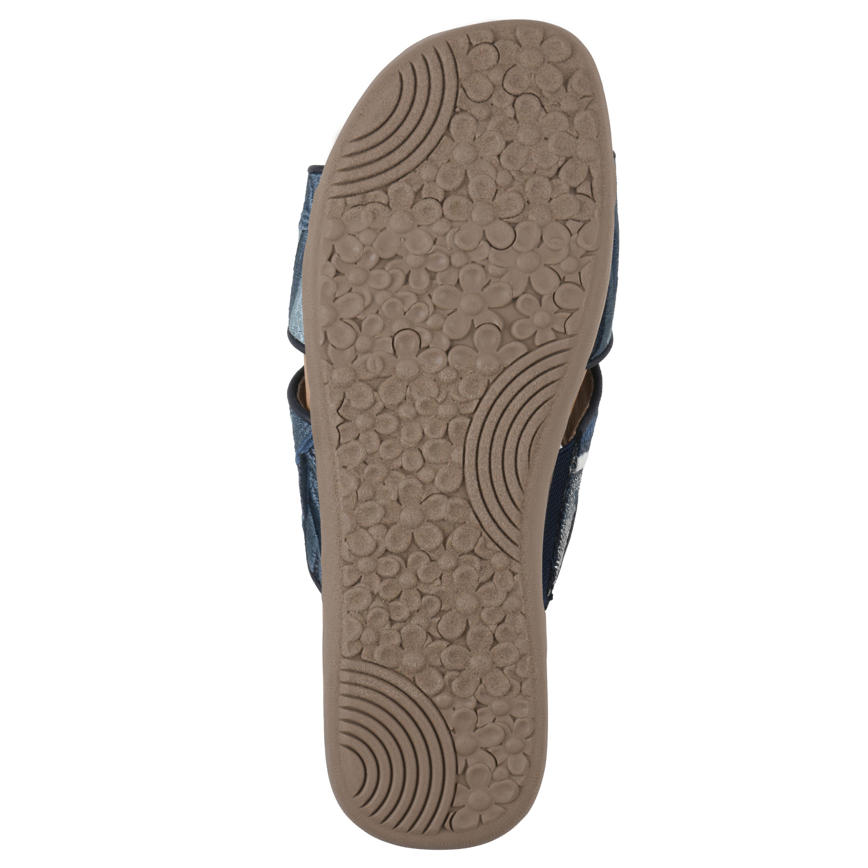Frankly Slide Sandal, BLUE MULTI RAFFIA, alternate image number 5