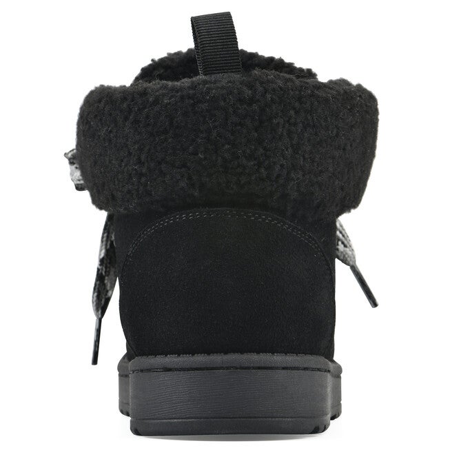 Icebox Faux Fur Leather Bootie, BLACK SUEDE, on-hover image number null