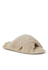 Jessica Furry Crossband Slide Slipper, LATTE, hi-res image number null
