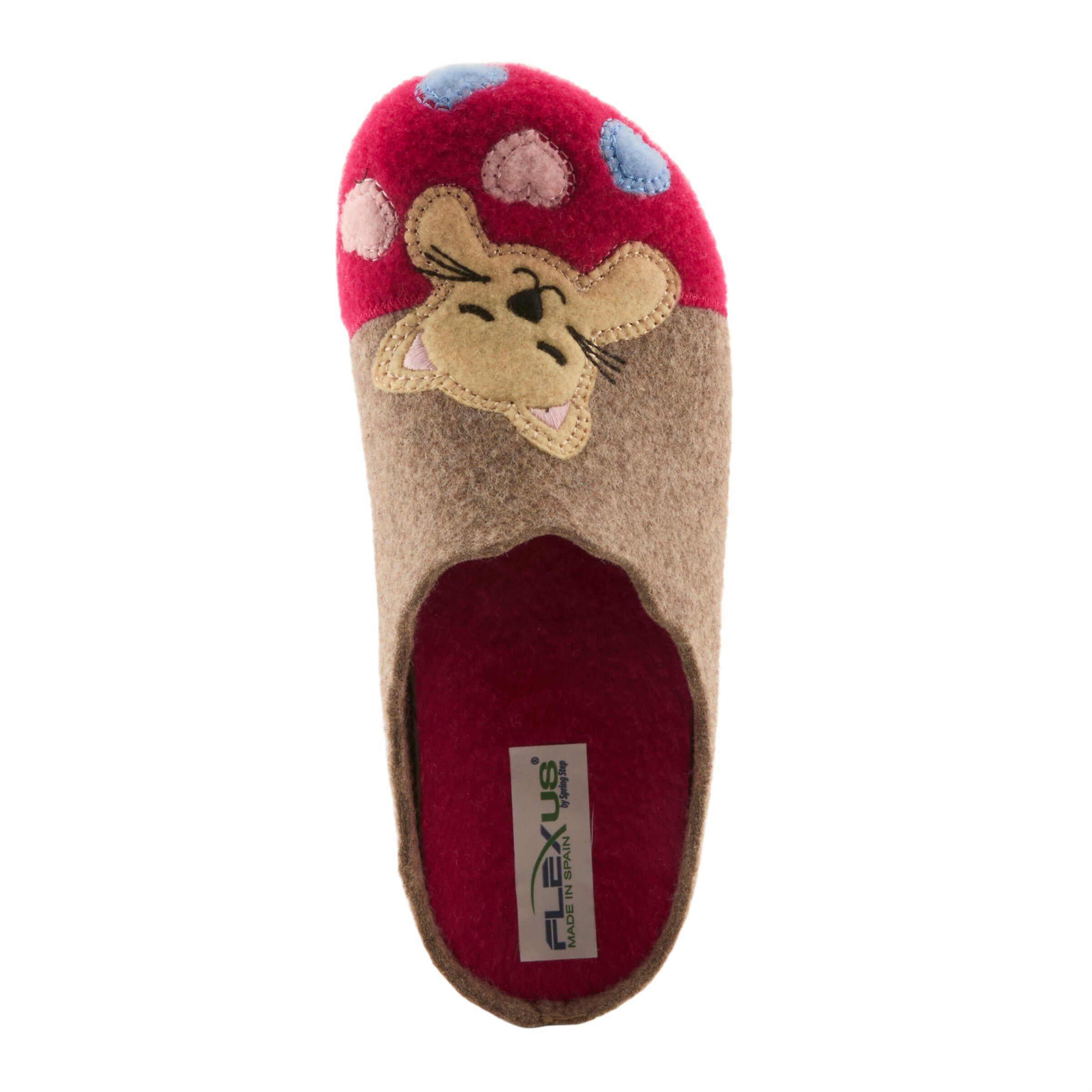 Cuttlecat Slippers, FUCHSIA, alternate image number 3