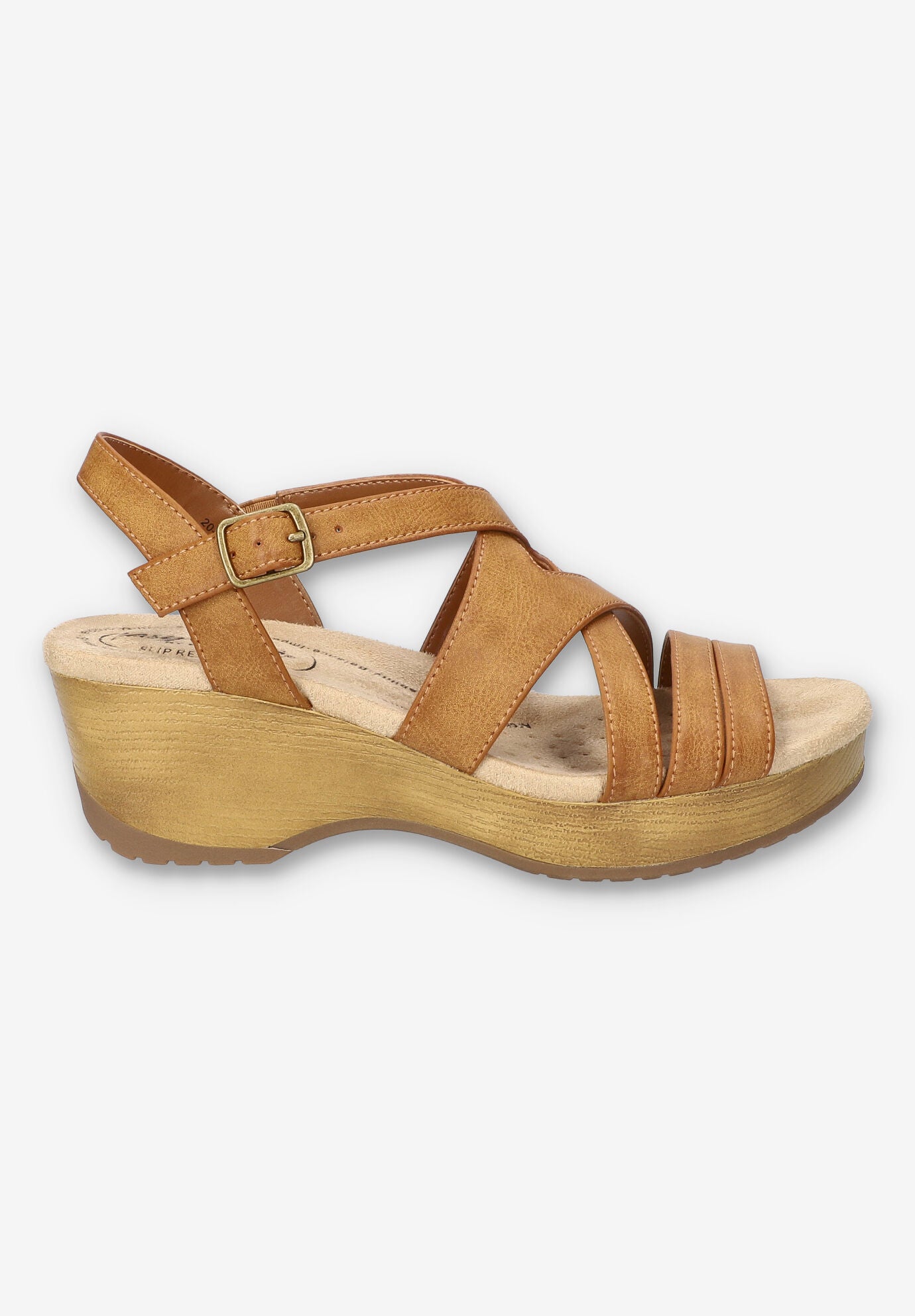 Rosella Slip-Resistant Sandal, HONEY, alternate image number 2