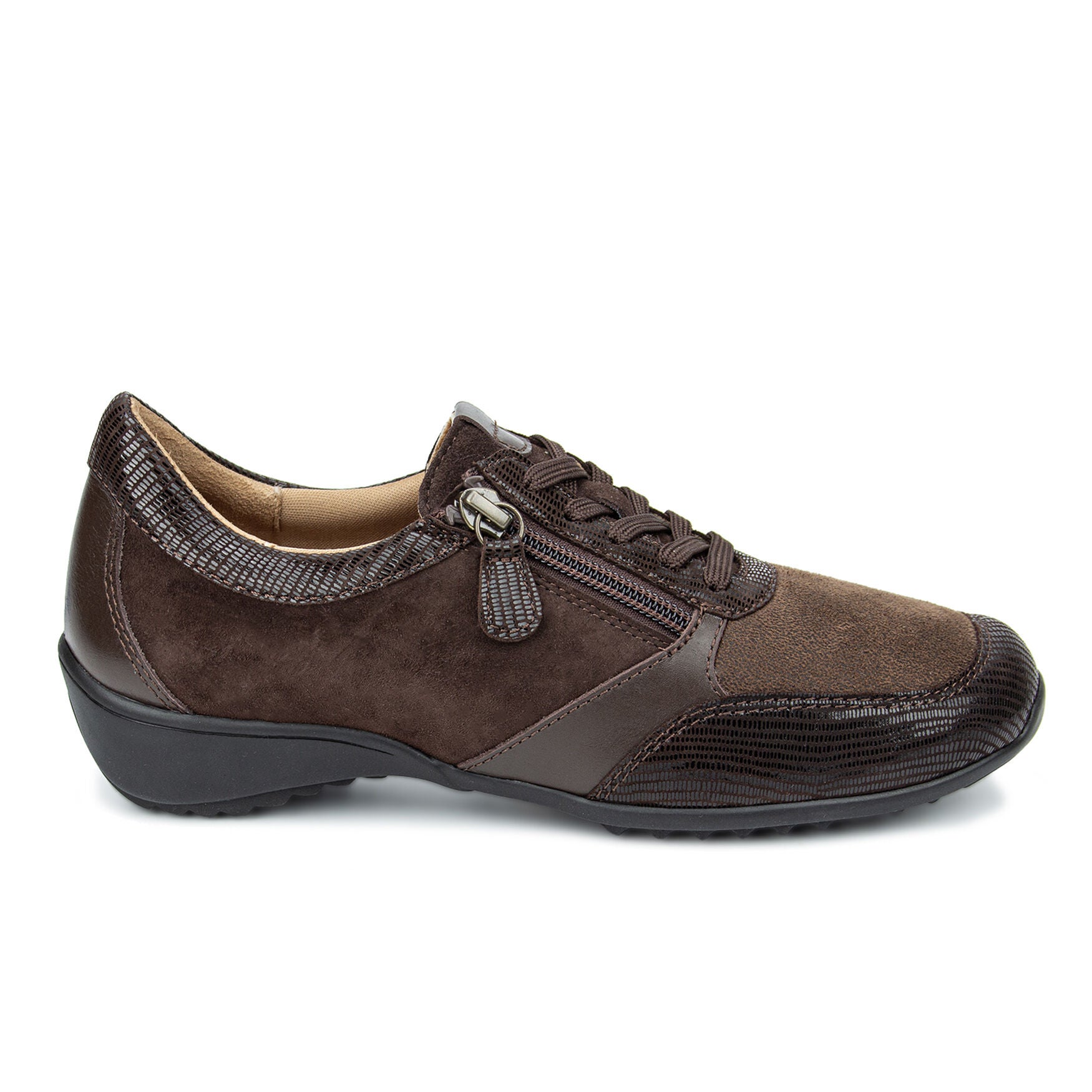 Pippy Zipper Oxford, BROWN, alternate image number 3