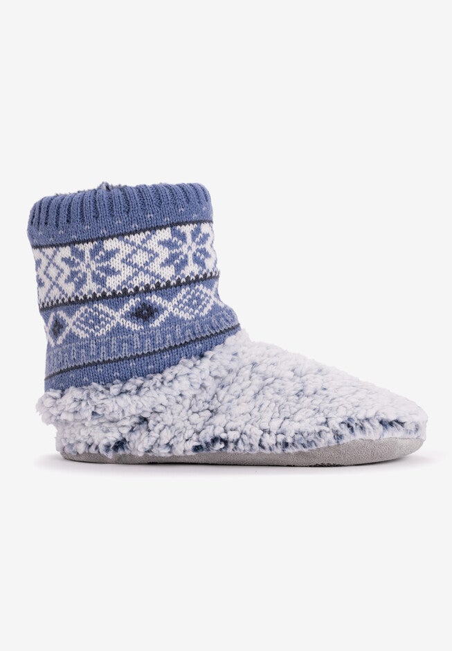 Foldover Knit Slipper, , alternate image number null