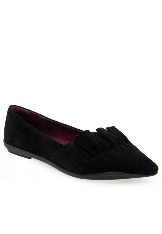 Dilion Casual Flat, BLACK SUEDE, hi-res image number null