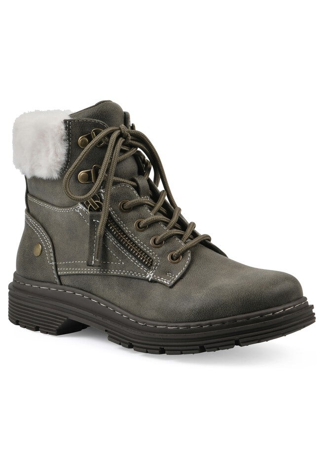 Powell Boot, OLIVE FABRIC, hi-res image number null