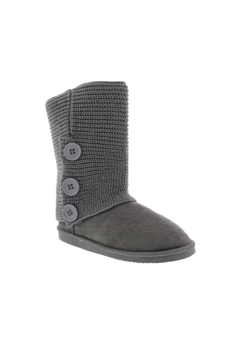 Arctic Knit Boot, GREY MICROSUEDE, hi-res image number null