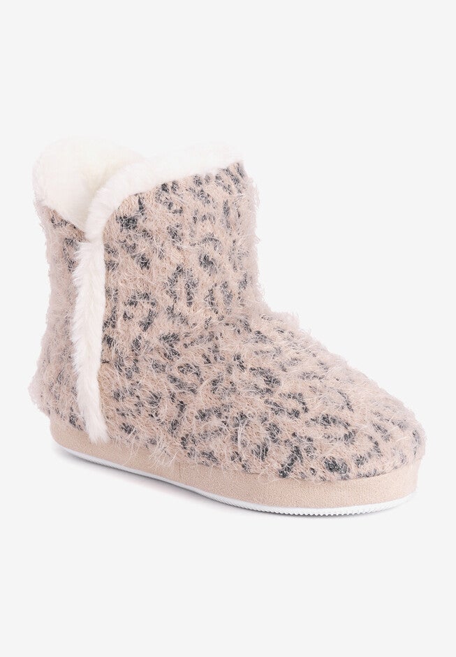 Dahlia Bootie Slipper, LIGHT TAN, hi-res image number 0