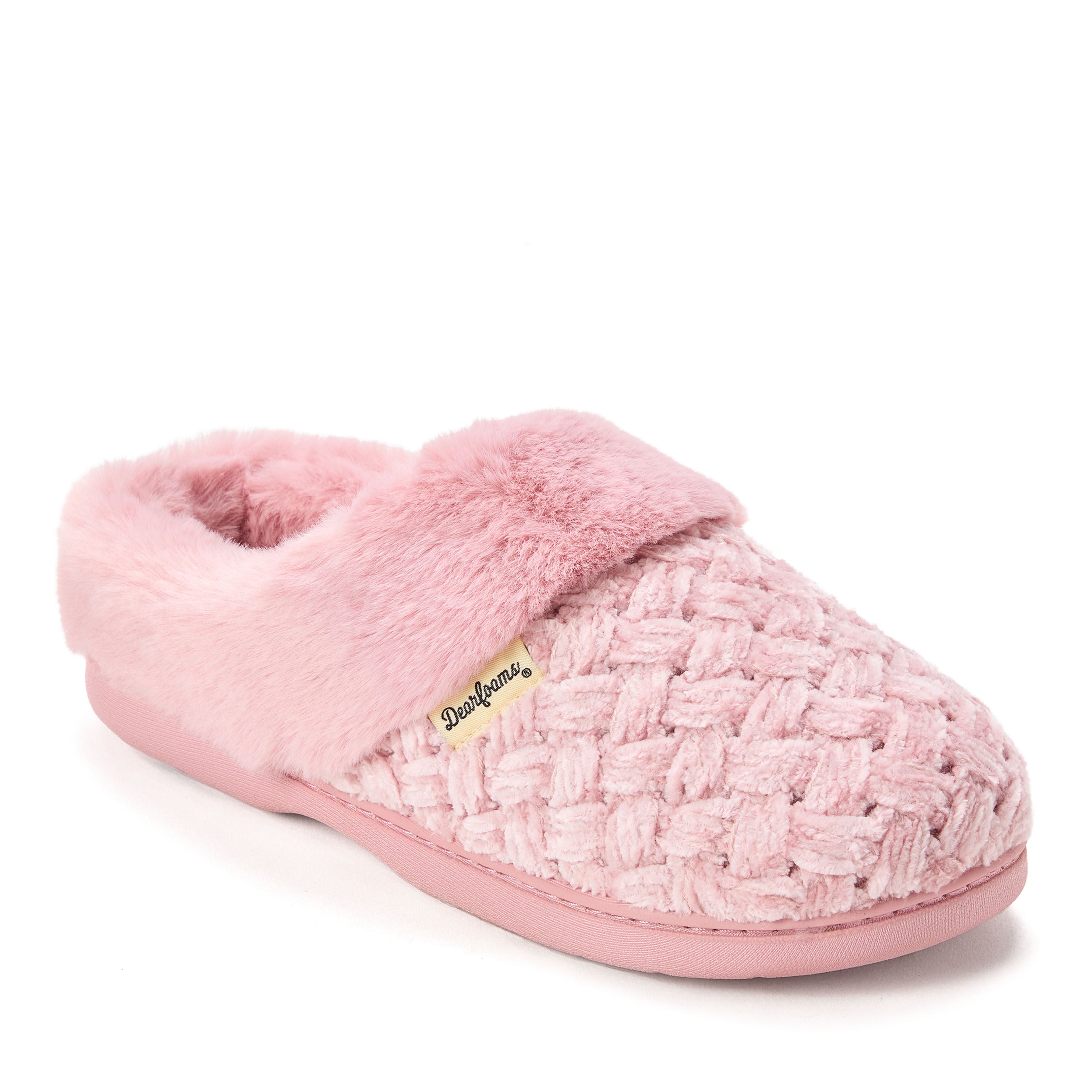 Claire Cable Knit Chenille Clog, PINK, hi-res image number 0