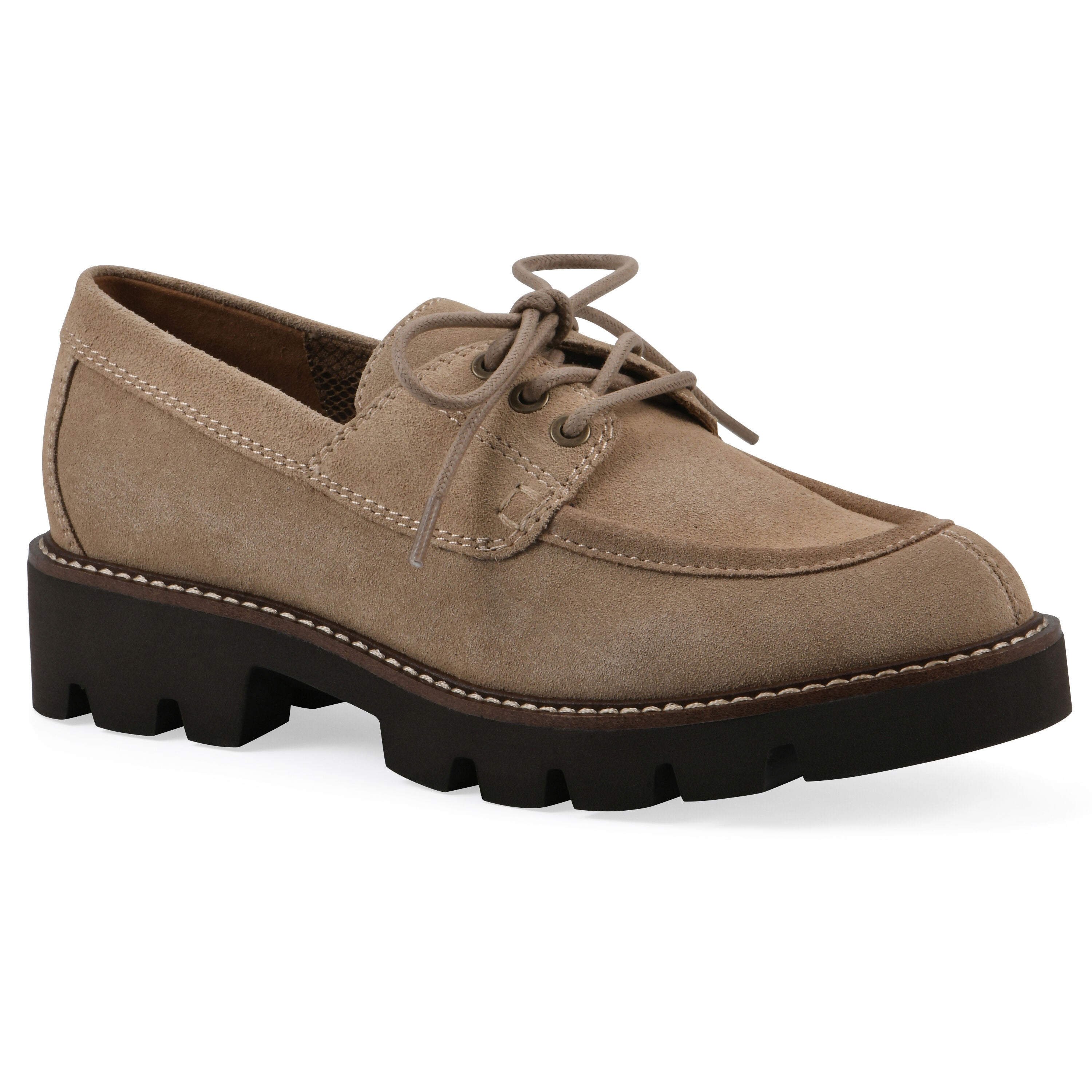 Gino Lug Sole Loafer, BEACHWOOD SUEDE, hi-res image number 0