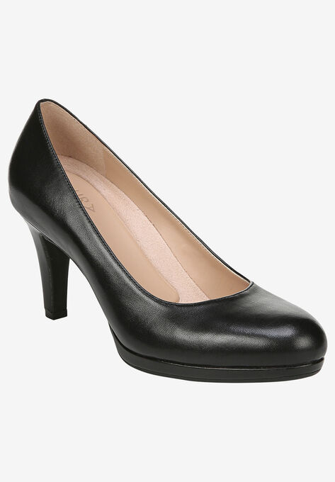 Michelle Pumps by Naturalizer®, BLACK LEATHER, hi-res image number null