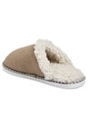 Faux Wool Closed Toe Scuff Slipper, , on-hover image number null